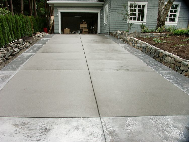 Stamped Concrete Surface Driveway Finish Nelson