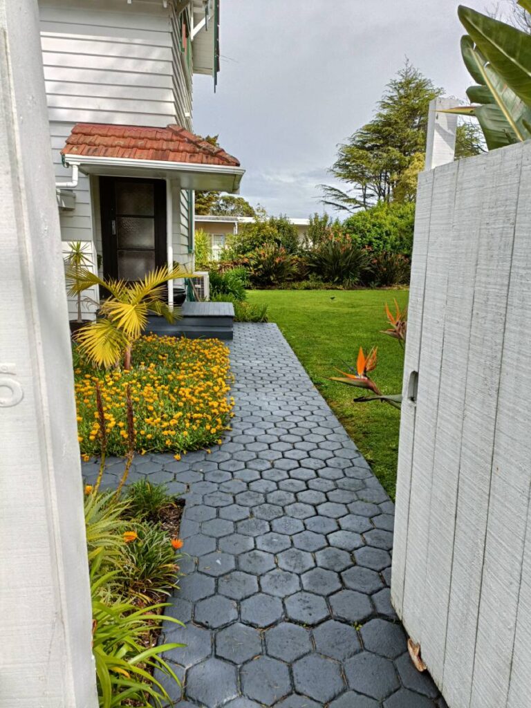 stamped concrete path nelson