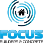 Focus builders and concrete logo - colored